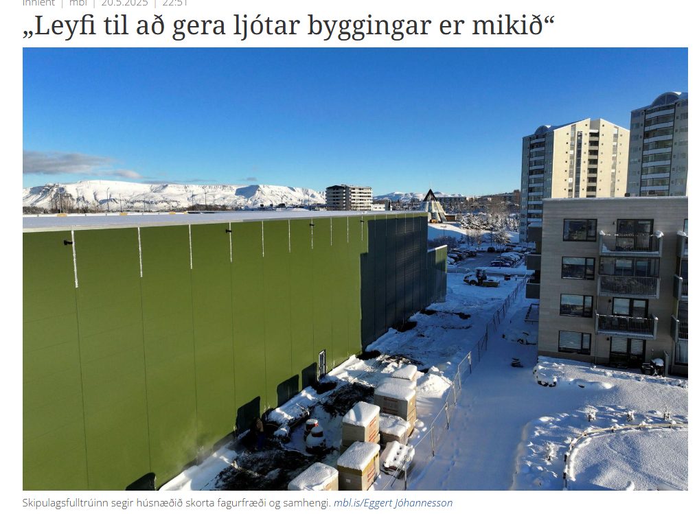 Nærmynd af veggnum.