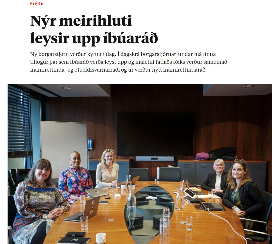 Íbúafundur í Breiðholti.